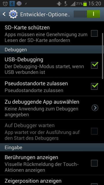 Mobile Chrome am Desktop über USB debuggen