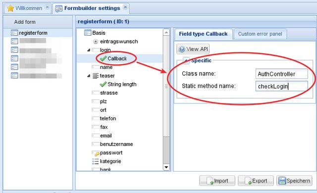 Pimcore: Formulare mit dem Formbuilder erstellen und mit eigenen Validatoren prüfen